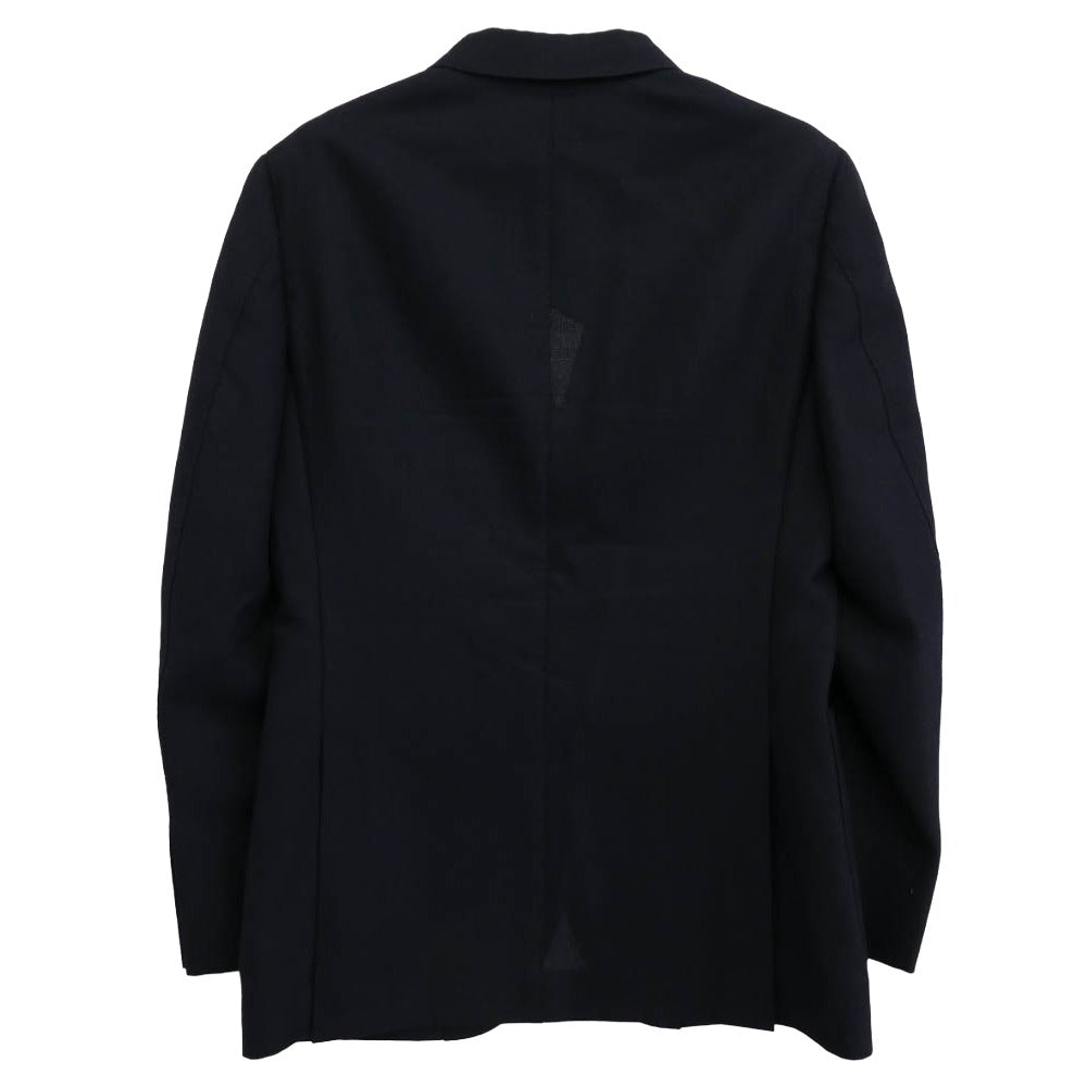 BEAMS ビームス BEAMSF ビームスエフ DORMEUIL ウール ソリッド ジャケット ダークネイビー系 46【中古】