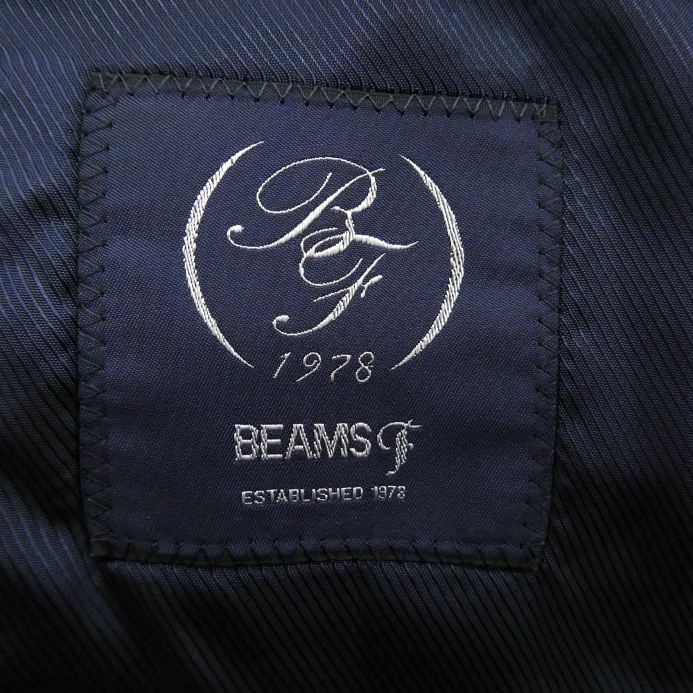 BEAMS ビームス BEAMSF ビームスエフ DORMEUIL ウール ソリッド ジャケット ダークネイビー系 46【中古】
