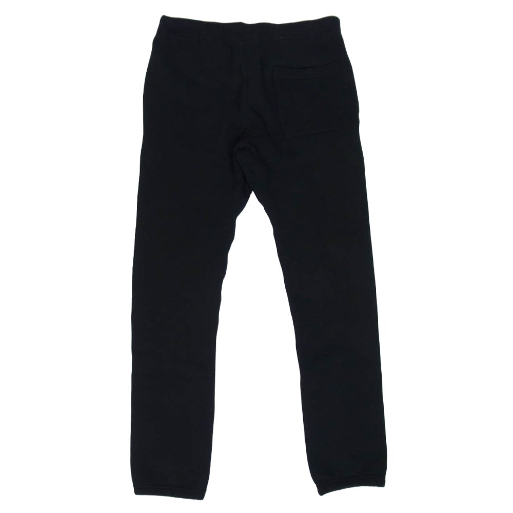 FEAR OF GOD フィアオブゴッド ESSENTIALS エッセンシャルズ ロゴプリント 裏地フリース スウェットパンツ ブラック系 S【中古】