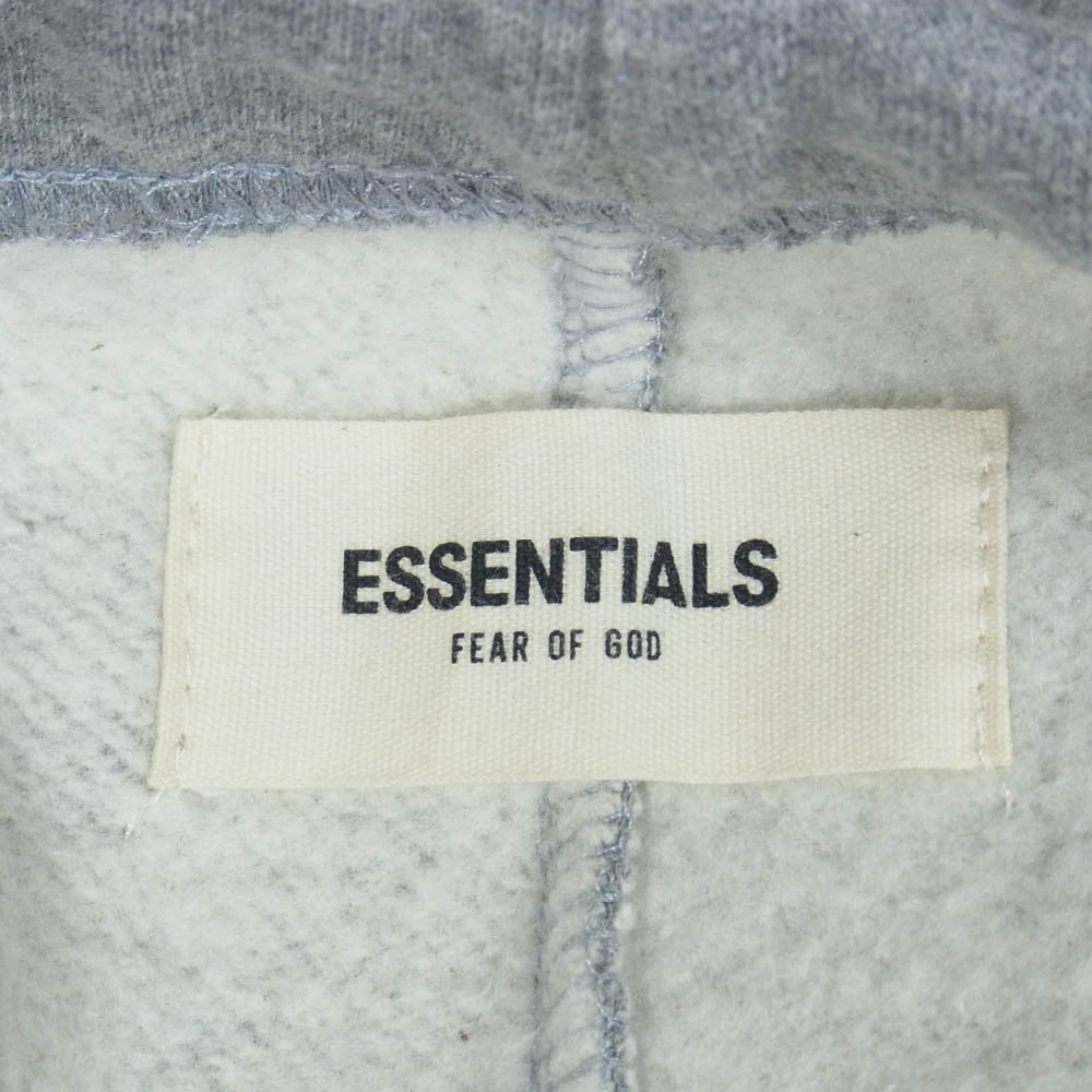 FEAR OF GOD フィアオブゴッド ESSENTIALS エッセンシャルズ ロゴプリント 裏地フリース スウェットパンツ グレー系 S【中古】