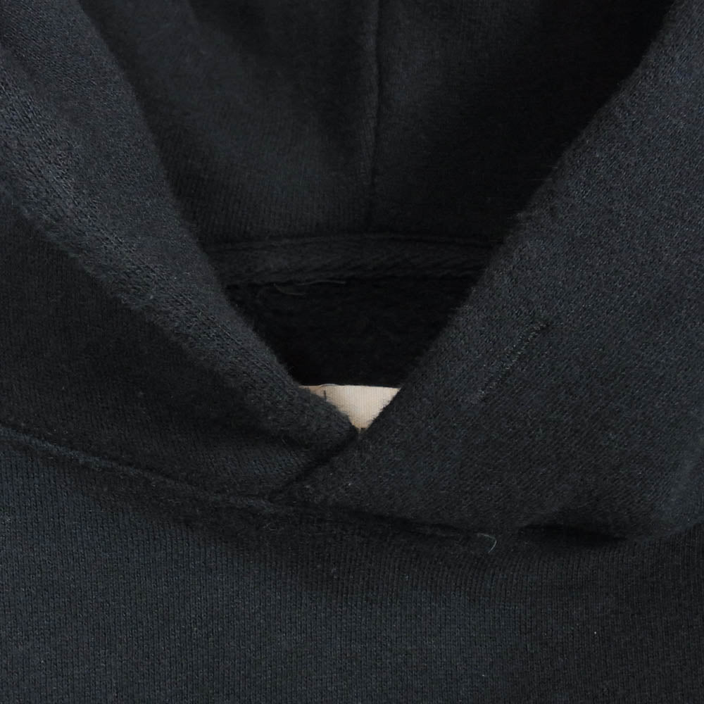FEAR OF GOD フィアオブゴッド ESSENTIALS エッセンシャルズ バックロゴプリント プルオーバー パーカー ブラック系 S【中古】