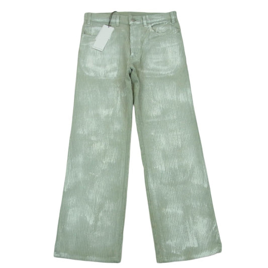 サブレーションズ SEC.14 S141419 SNOW CRACKING COATED CORDUROY PANTS スノークラッキング コーティング加工 コーデュロイ パンツ ライトグリーン系 SNOW MINT【美品】【中古】