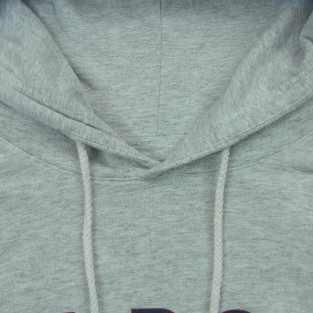 A.P.C. アーペーセー ロゴプリント プルオーバー パーカー フーディー ライトグレー系 XS【中古】