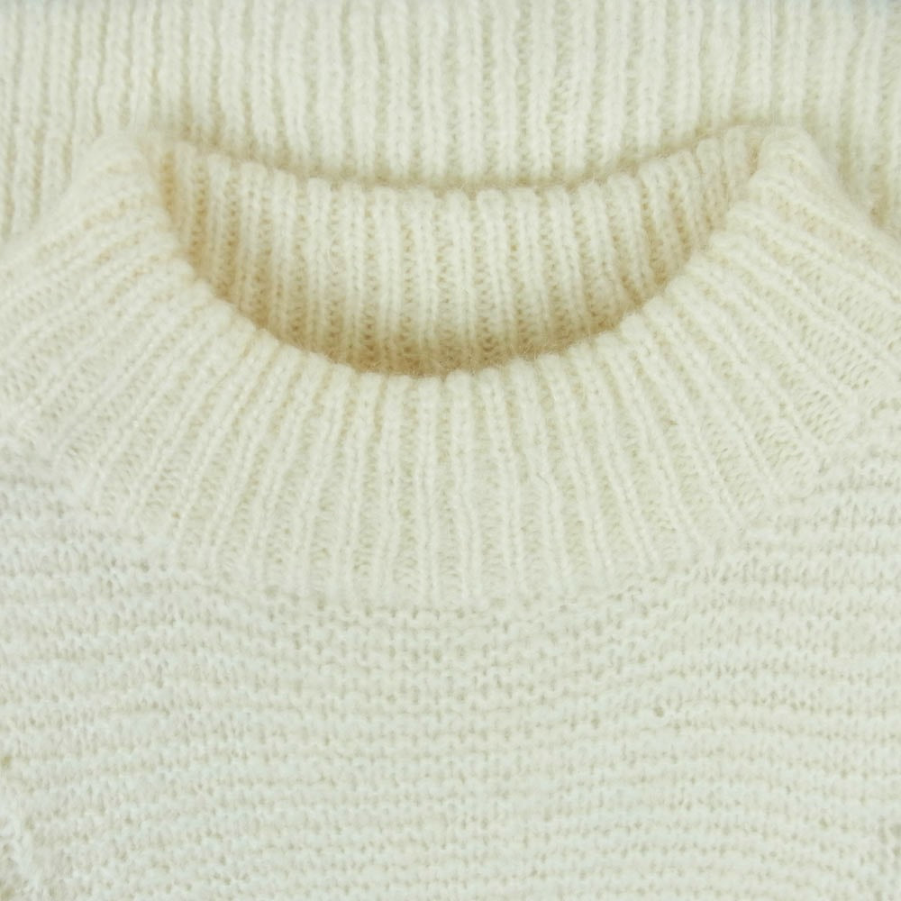 シーニューヨーク AW14-206 モヘヤ ハイネック ニット セーター 中国製 オフホワイト系 XS【中古】