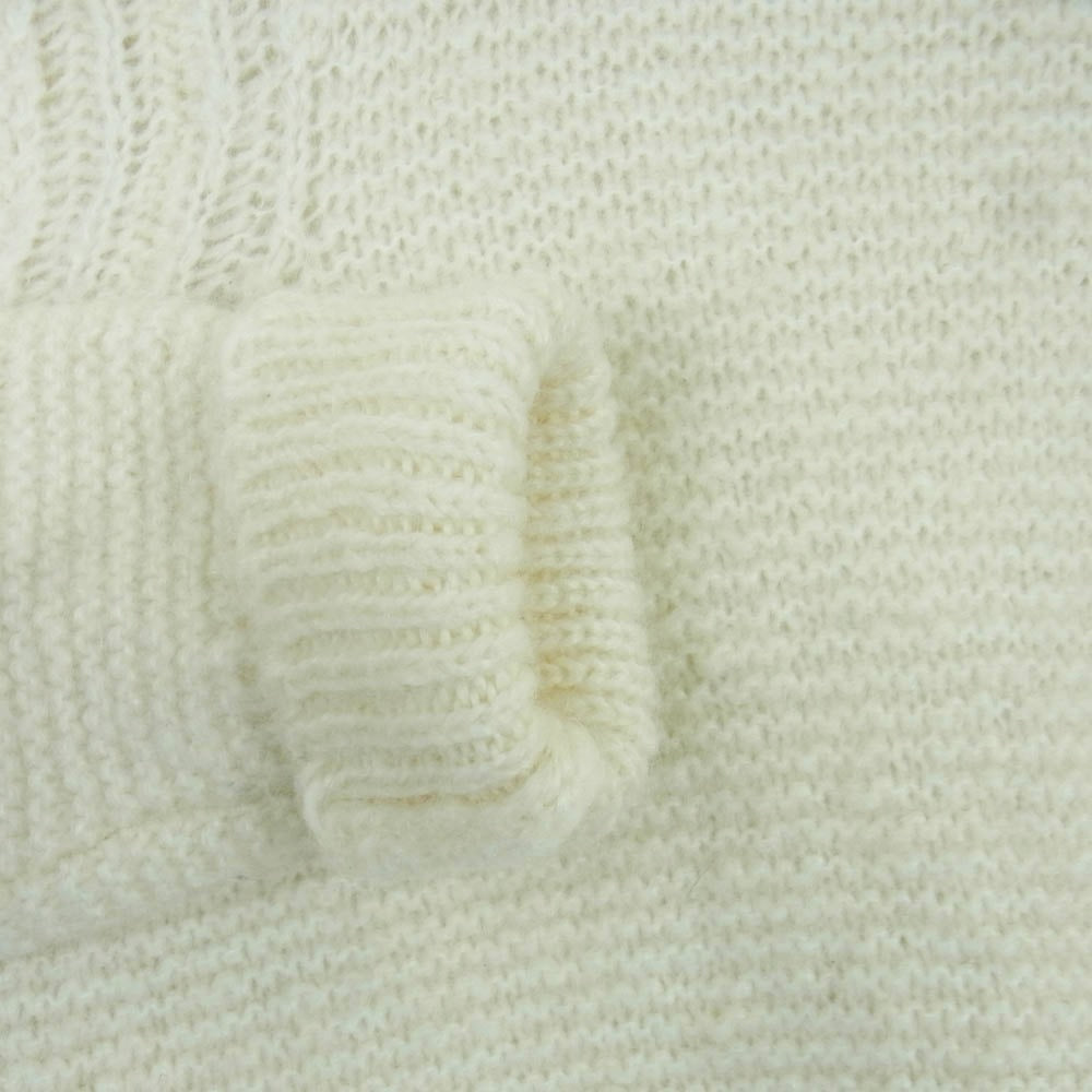 シーニューヨーク AW14-206 モヘヤ ハイネック ニット セーター 中国製 オフホワイト系 XS【中古】