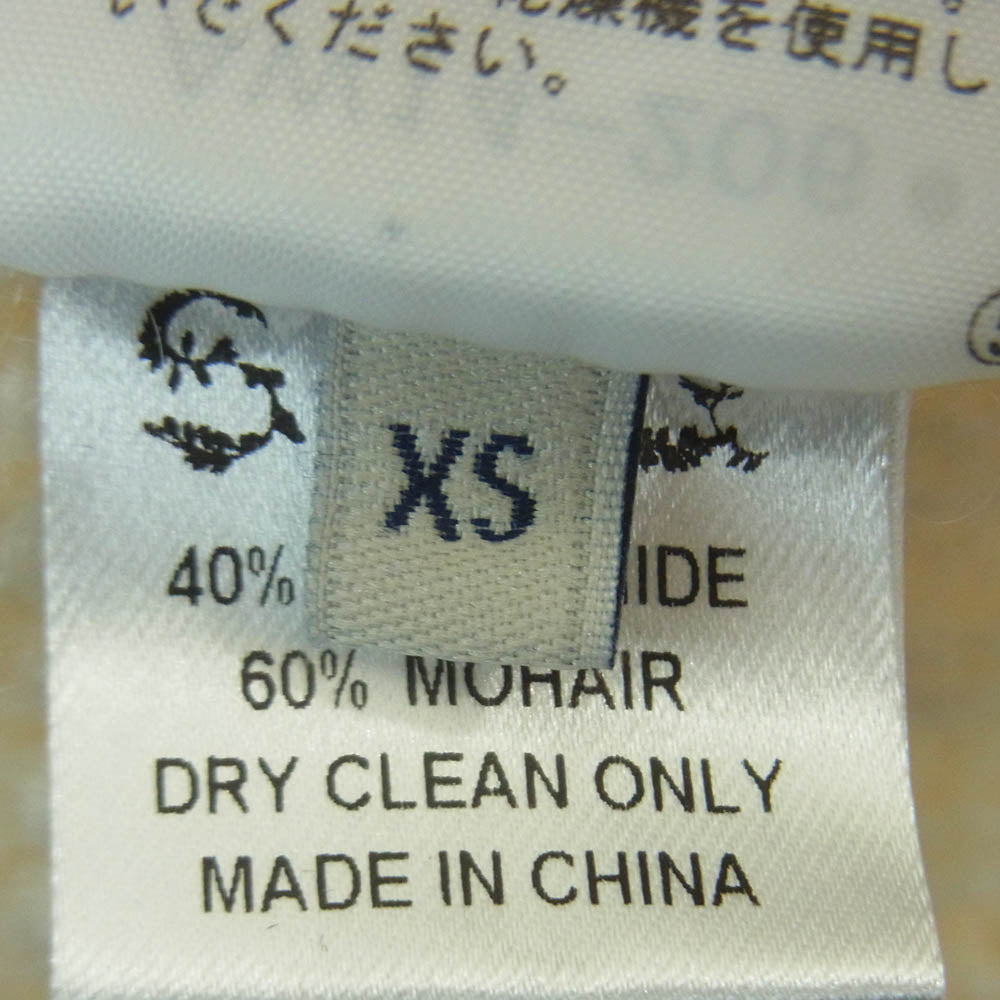 シーニューヨーク AW14-206 モヘヤ ハイネック ニット セーター 中国製 オフホワイト系 XS【中古】