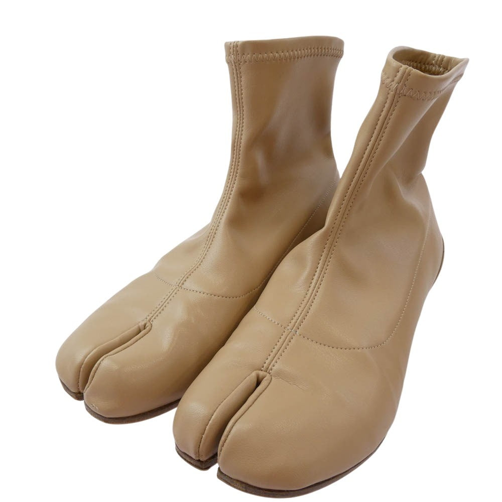 MAISON MARGIELA メゾンマルジェラ 20SS S58WU0270 22ライン TABI 足袋ブーツ タビブーツ ベージュ系 35【中古】