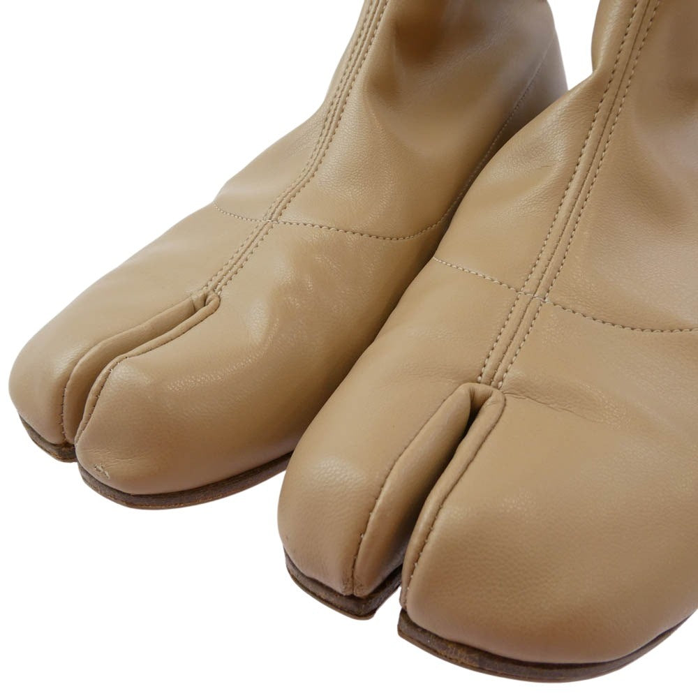 MAISON MARGIELA メゾンマルジェラ 20SS S58WU0270 22ライン TABI 足袋ブーツ タビブーツ ベージュ系 35【中古】