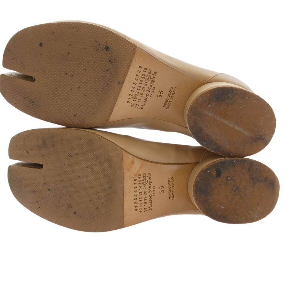 MAISON MARGIELA メゾンマルジェラ 20SS S58WU0270 22ライン TABI 足袋ブーツ タビブーツ ベージュ系 35【中古】