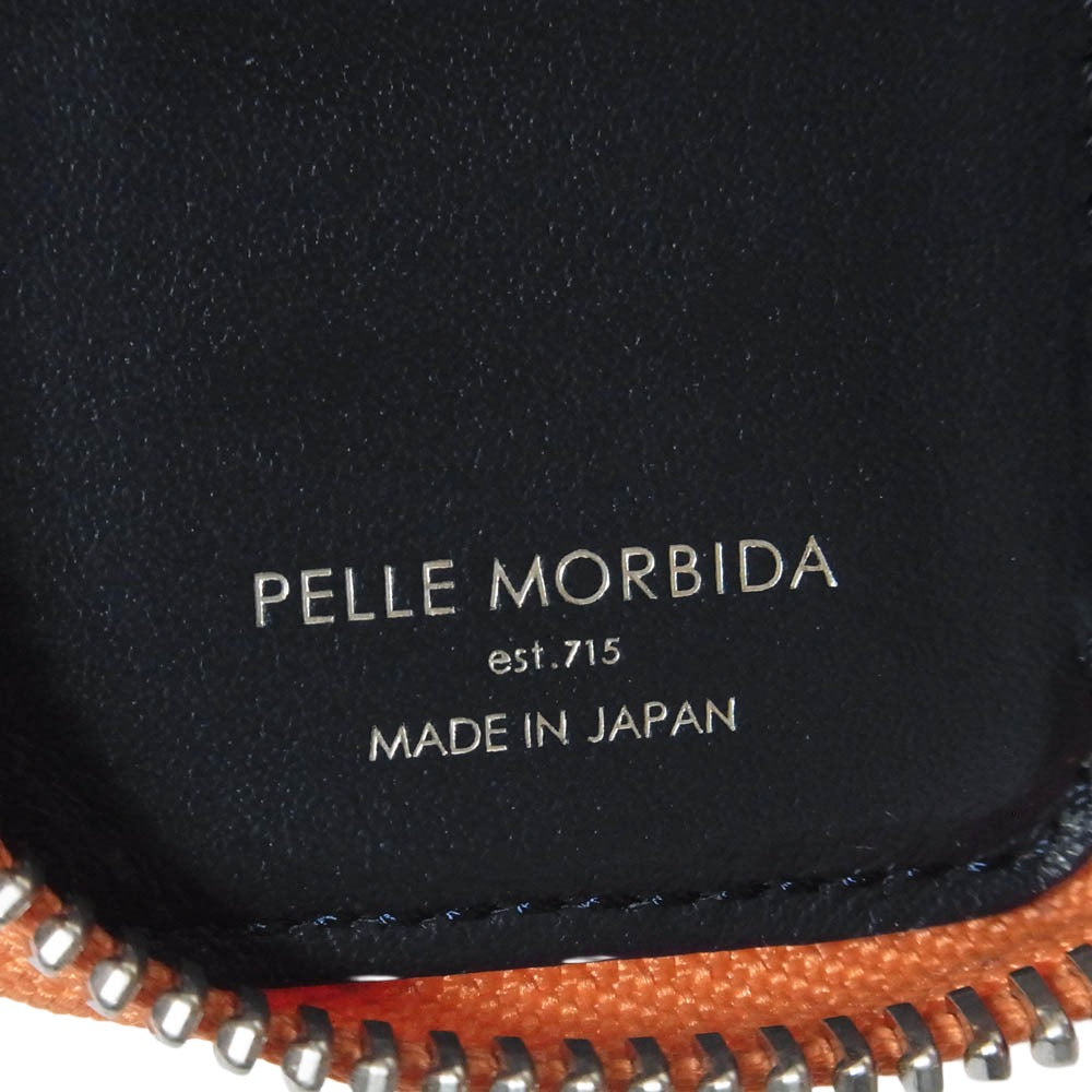 PELLE MORBIDA ペッレモルビダ PMO-BA327 Barca バルカ レザー キーケース オレンジ系【中古】