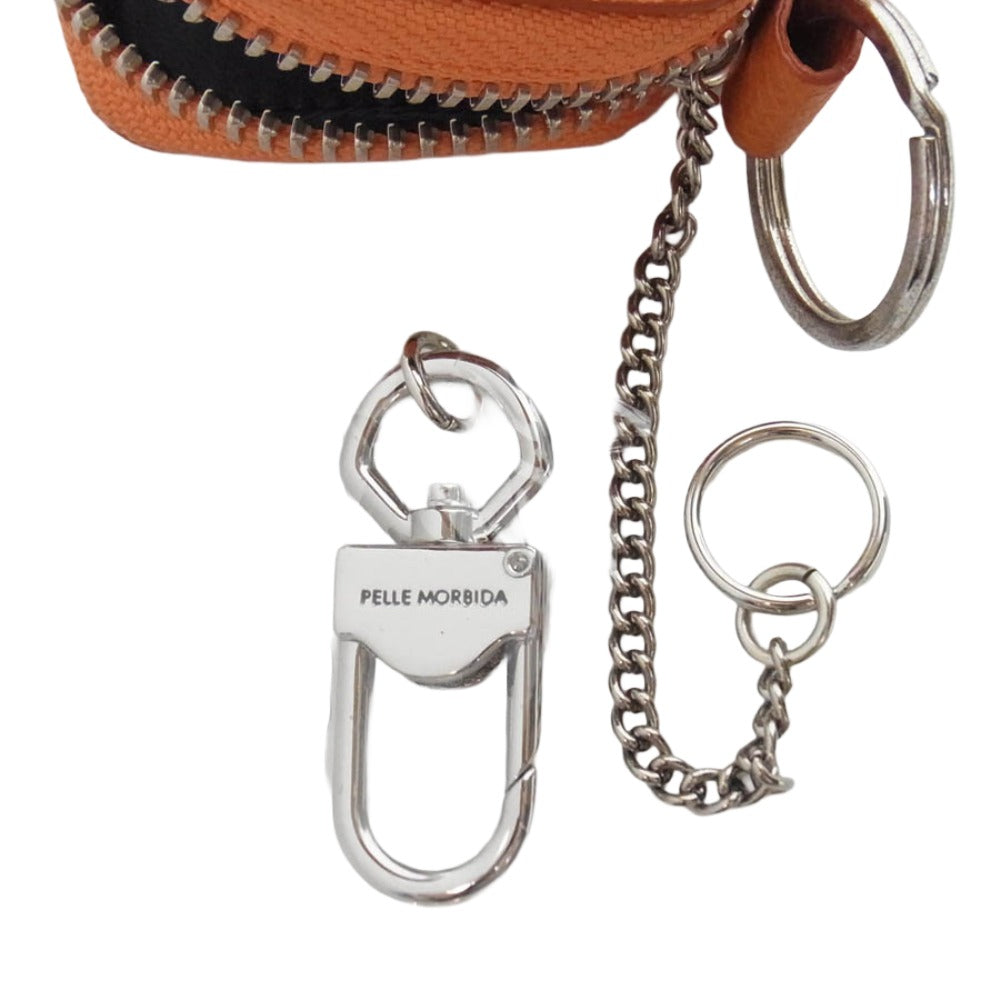 PELLE MORBIDA ペッレモルビダ PMO-BA327 Barca バルカ レザー キーケース オレンジ系【中古】