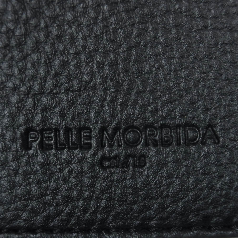 PELLE MORBIDA ペッレモルビダ ネームタグ ホイッスル レザーケース ブラック系【中古】