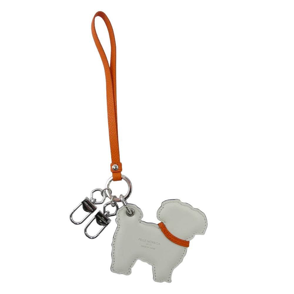 PELLE MORBIDA ペッレモルビダ Barca バルカ NOBLEDOG ドッグ チャーム ネイビー系【中古】