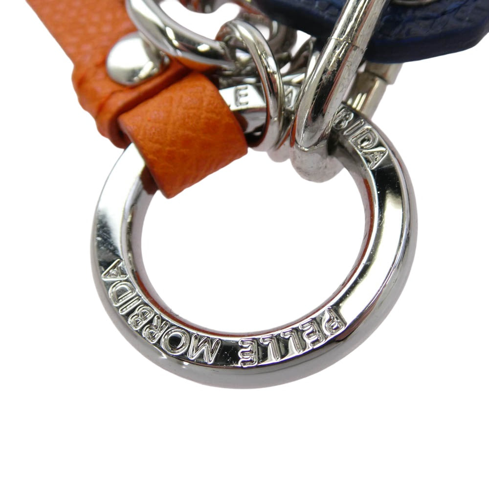 PELLE MORBIDA ペッレモルビダ Barca バルカ NOBLEDOG ドッグ チャーム ネイビー系【中古】