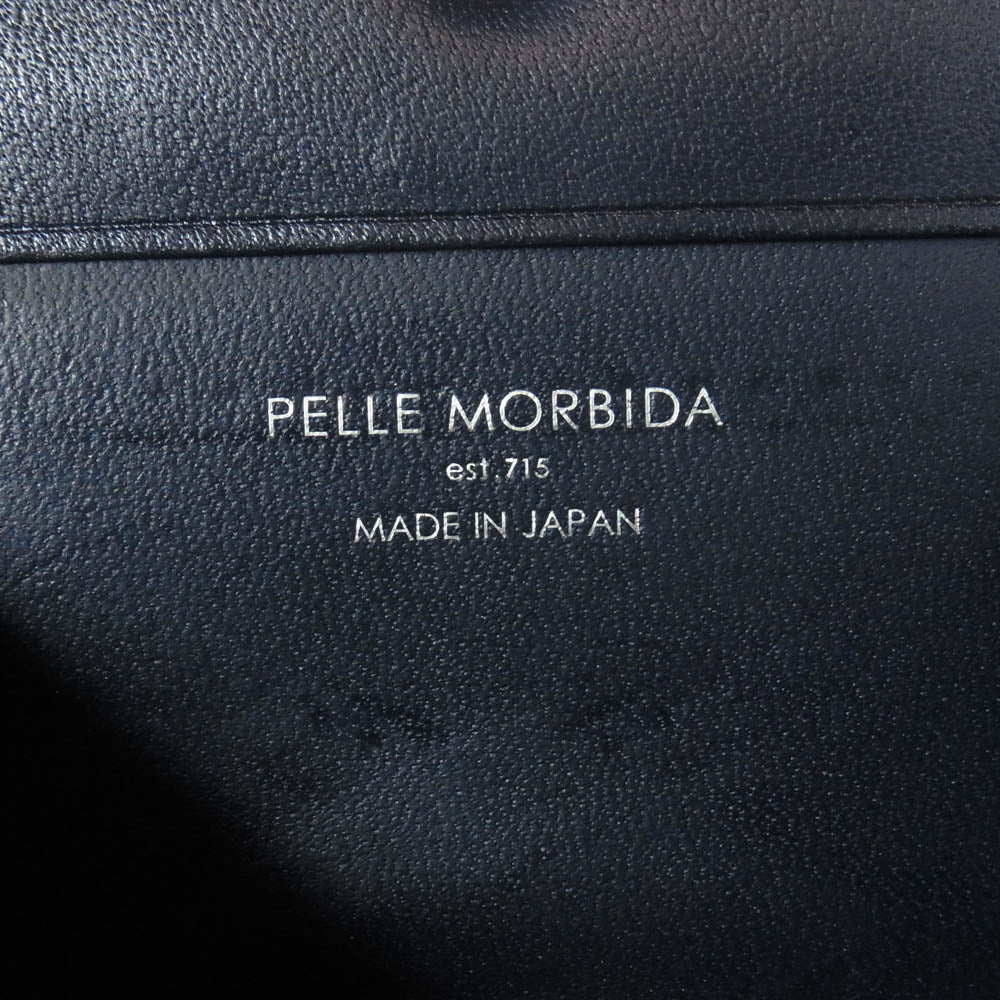 PELLE MORBIDA ペッレモルビダ レザー コインケース オレンジ系【中古】