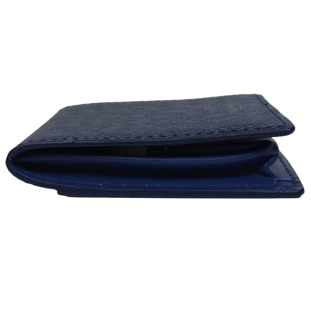 未使用 ペッレモルビダ PELLE MORBIDA 小銭入れ ケース 青 PELLE MORBIDA ペッレモルビダ レザー コインケース ブルー系【中古