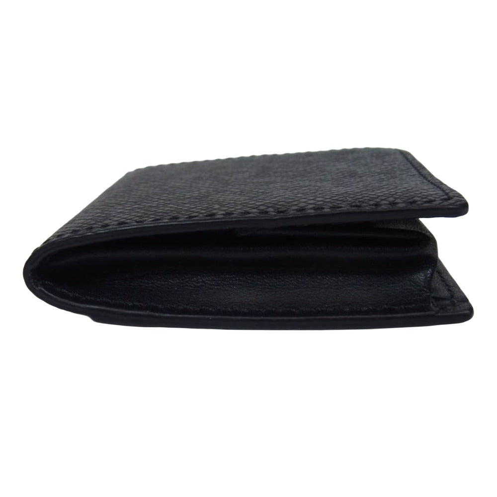 PELLE MORBIDA ペッレモルビダ レザー コインケース ブラック系【中古】