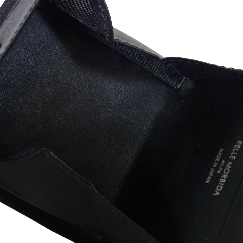 PELLE MORBIDA ペッレモルビダ レザー コインケース ブラック系【中古】