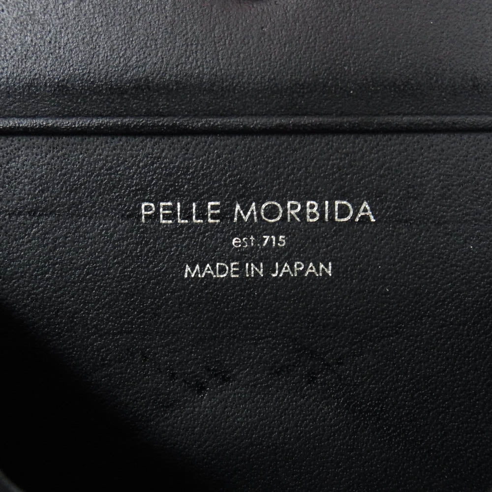 PELLE MORBIDA ペッレモルビダ レザー コインケース ブラック系【中古】