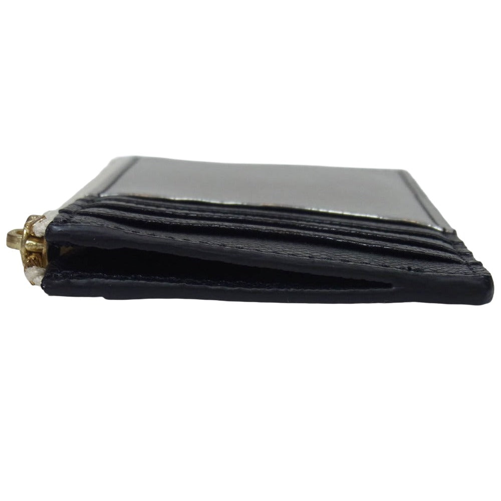 PELLE MORBIDA ペッレモルビダ Barca バルカ フラグメントケース レザー コインケース カードケース ミニウォレット ブラック系【中古】