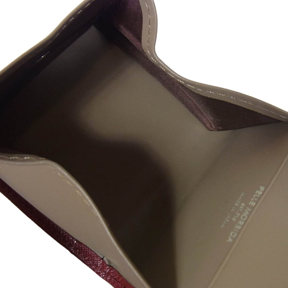 PELLE MORBIDA ペッレモルビダ PMO-BA109 レザー コインケース WINE【美品】【中古】