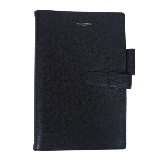 PELLE MORBIDA ペッレモルビダ PMO-BA332 レザー 手帳カバー ケース ブラック系【中古】