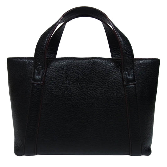 PELLE MORBIDA ペッレモルビダ PMO-TE007WI Wien ヴィーン レザー トート ハンド バッグ ブラック系【中古】