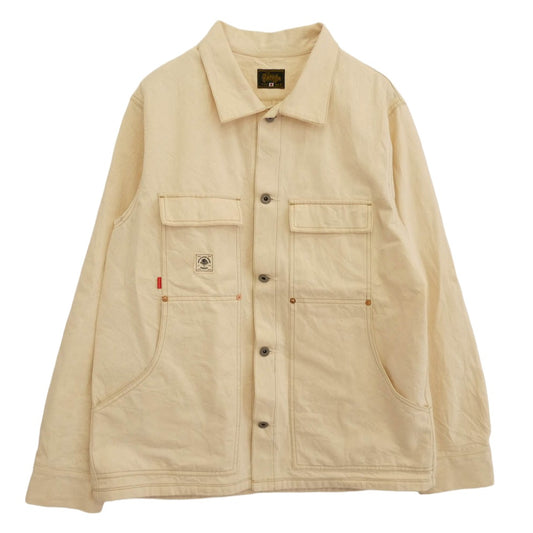 GERUGA ゲルガ GR-J-165 CHORE JACKET チョア ワーク ジャケット オフホワイト系 4【中古】