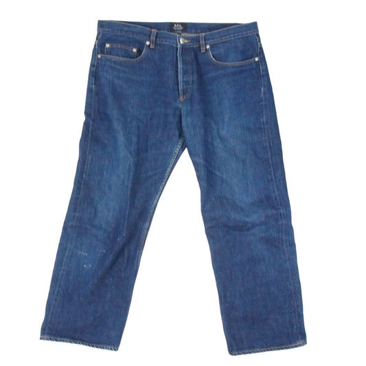 A.P.C. アーペーセー new standard セルビッチ ボタンフライ デニム パンツ インディゴブルー系 36【中古】