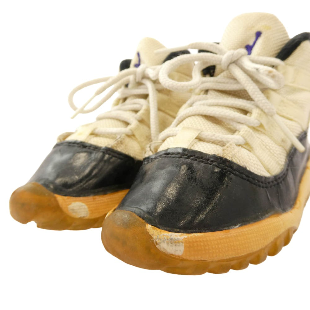 NIKE ナイキ 150240-101 【観賞用】 AIR BABY JORDAN 11 OG エア ベビー ジョーダン キッズ 子供用 スニーカー ホワイト系 13cm【中古】