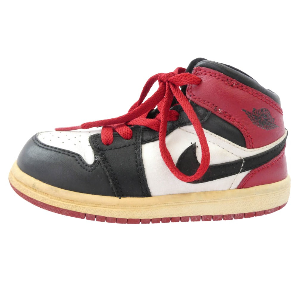 NIKE ナイキ 315913-102 Air Jordan 1 Retro TD Old Love エアジョーダン 1 レトロ オールド ラブ キッズ 子供用 スニーカー ブラック系 14cm【中古】