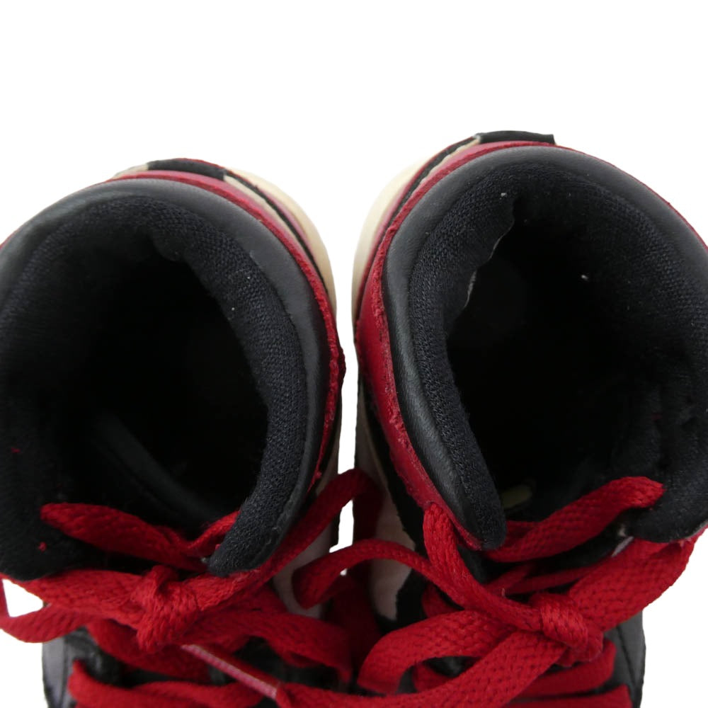 NIKE ナイキ 315913-102 Air Jordan 1 Retro TD Old Love エアジョーダン 1 レトロ オールド ラブ キッズ 子供用 スニーカー ブラック系 14cm【中古】