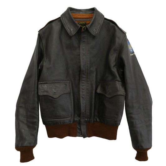 TOY'S McCOY トイズマッコイ TYPE A-2 フライトジャケット シールブラウン TALONジップ ブラウン系 36【中古】