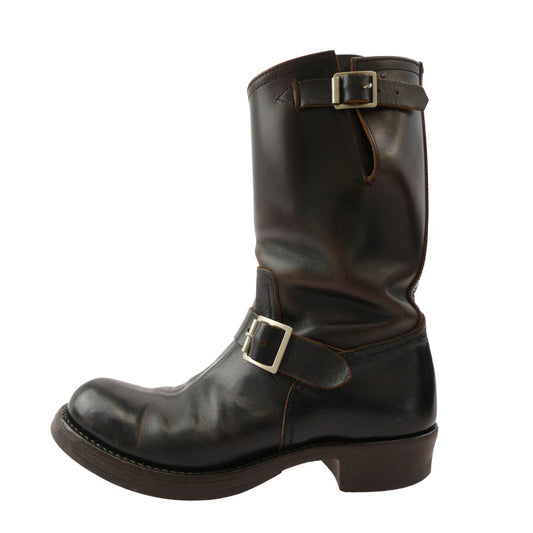 The REAL McCOY'S ザリアルマッコイズ #4031 BUCO ブコ ENGINEER BOOTS ホースハイド エンジニア ブーツ ブラック系 7.5D【中古】