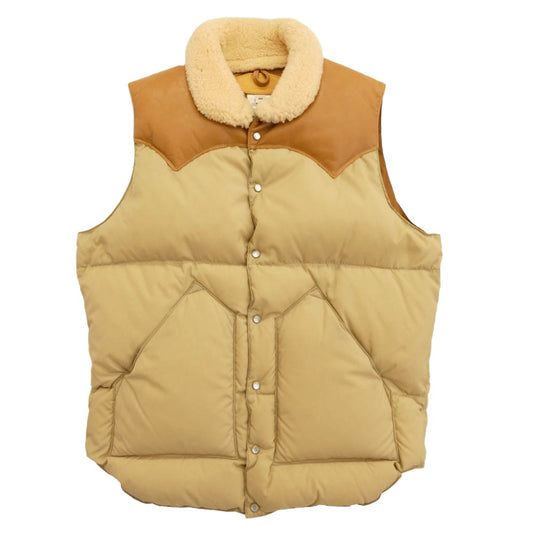Rocky Mountain FeatherBed ロッキーマウンテンフェザーベッド Christy Vest クリスティ ボア ダウン ベスト ベージュ系 40【中古】