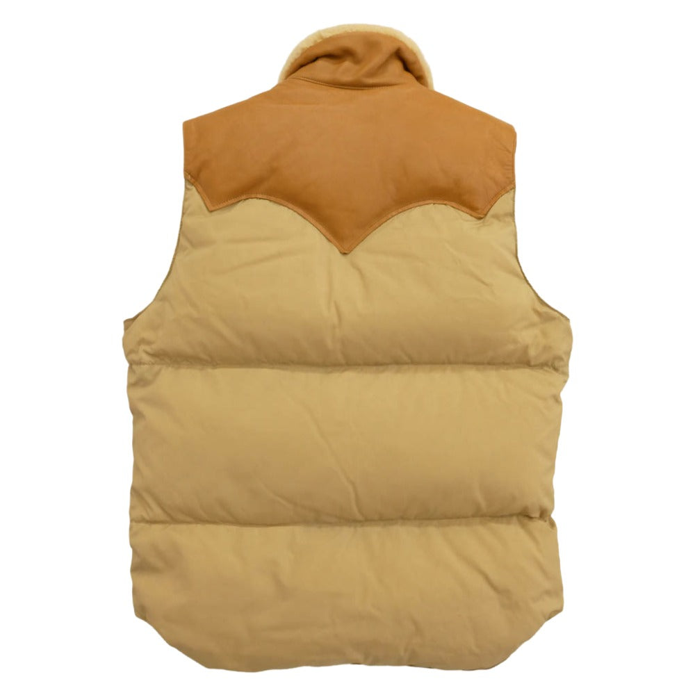 Rocky Mountain FeatherBed ロッキーマウンテンフェザーベッド Christy Vest クリスティ ボア ダウン ベスト ベージュ系 40【中古】
