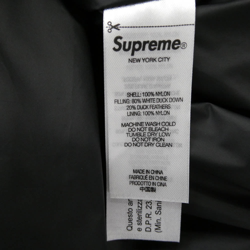 Supreme シュプリーム 20AW Hooded Down Jacket フーデッド ダウン ジャケット ブラック系 M【中古】