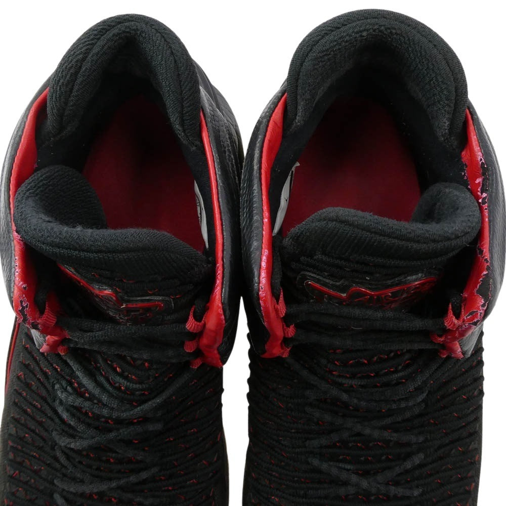 NIKE AIR JORDAN ナイキ ジョーダン ah3348-001 AIR JORDAN XXXII PF BLACK UNIVERSITY RED JORDAN BRAND ジョーダンブランド スニーカー バスケットボールシューズ ブラック系 30cm【中古】