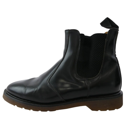 Dr.Martens ドクターマーチン イングランド製 D836 ステッチレス サイドゴア チェルシーブーツ ブラック系 9【中古】