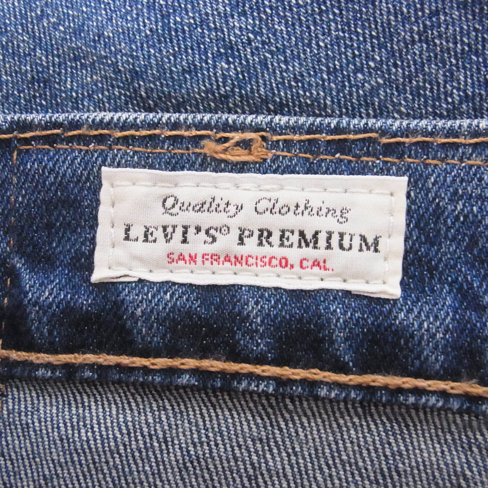 Levi's リーバイス PREMIUM プレミアム 569 ジッパーフライ ストレート デニム パンツ ブルー系 W33L32【中古】
