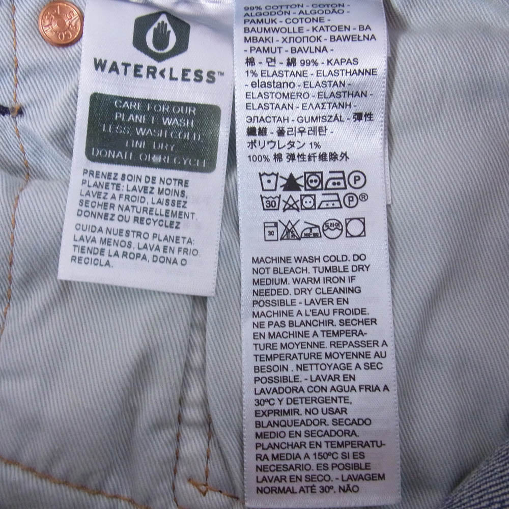 Levi's リーバイス PREMIUM プレミアム 569 ジッパーフライ ストレート デニム パンツ ブルー系 W33L32【中古】