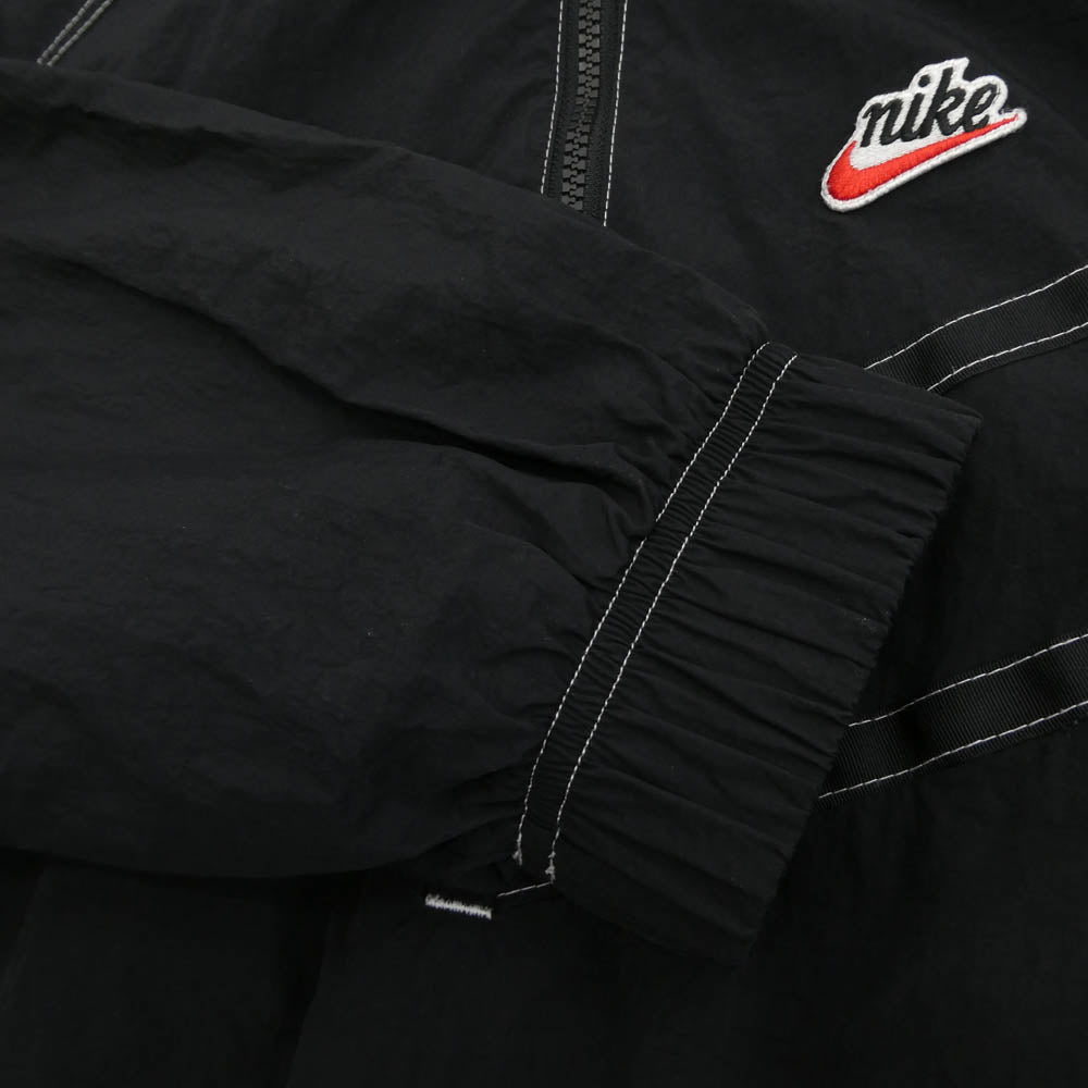 NIKE ナイキ DM6861-010 AS M NSW WR LND HZ HD JKT SW5 ロゴ刺繍 ナイロン ハーフジップ ジャケット ブラック系 XL【中古】