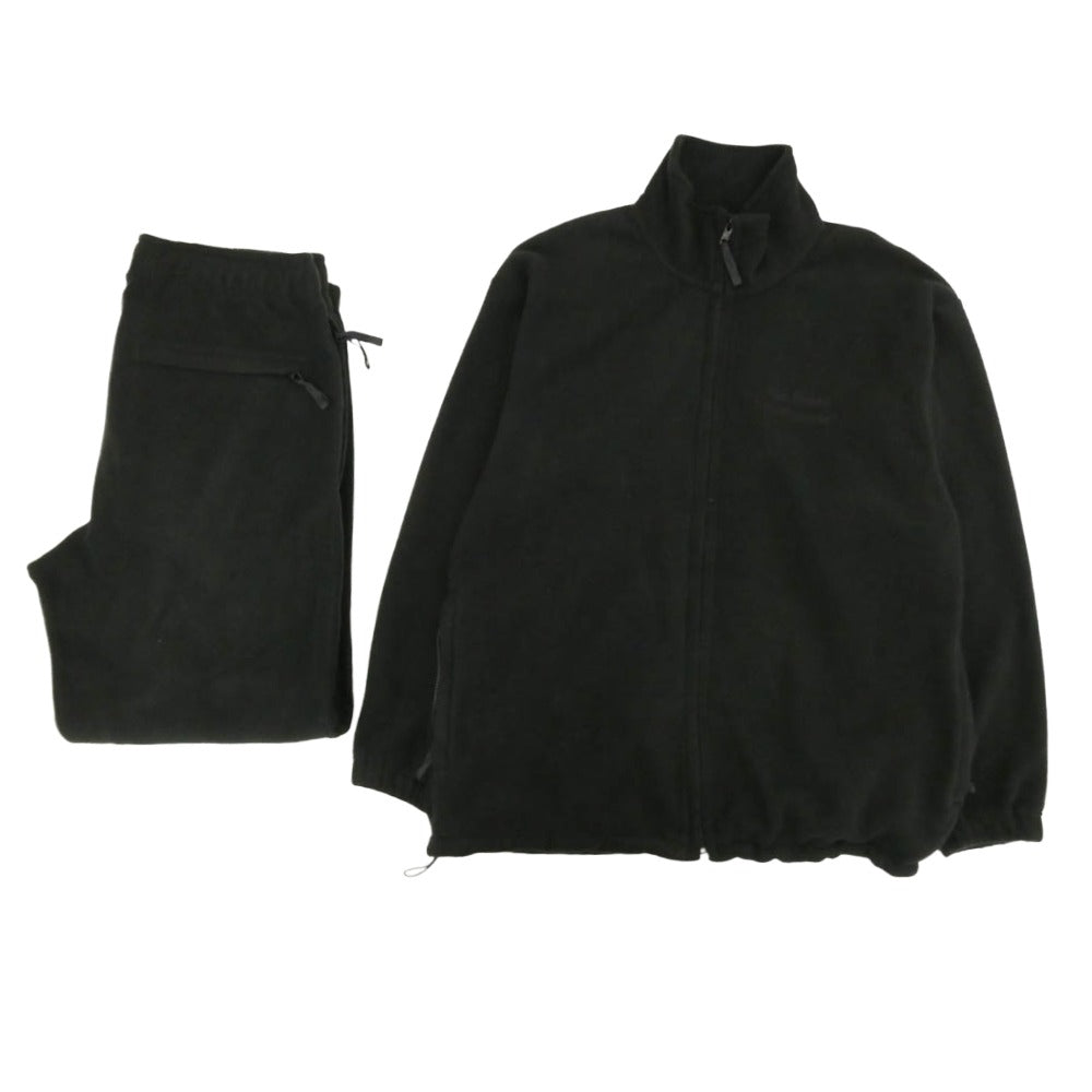 The Ennoy Professional ザ エンノイ プロフェッショナル 23AW AW23BRENJK01LP/AW23BRENPT01LP Polartec City Fleece Jacket City Fleece Pants ポーラテック シティ フリース セットアップ ジャケット パンツ ブラック系 L【中古】