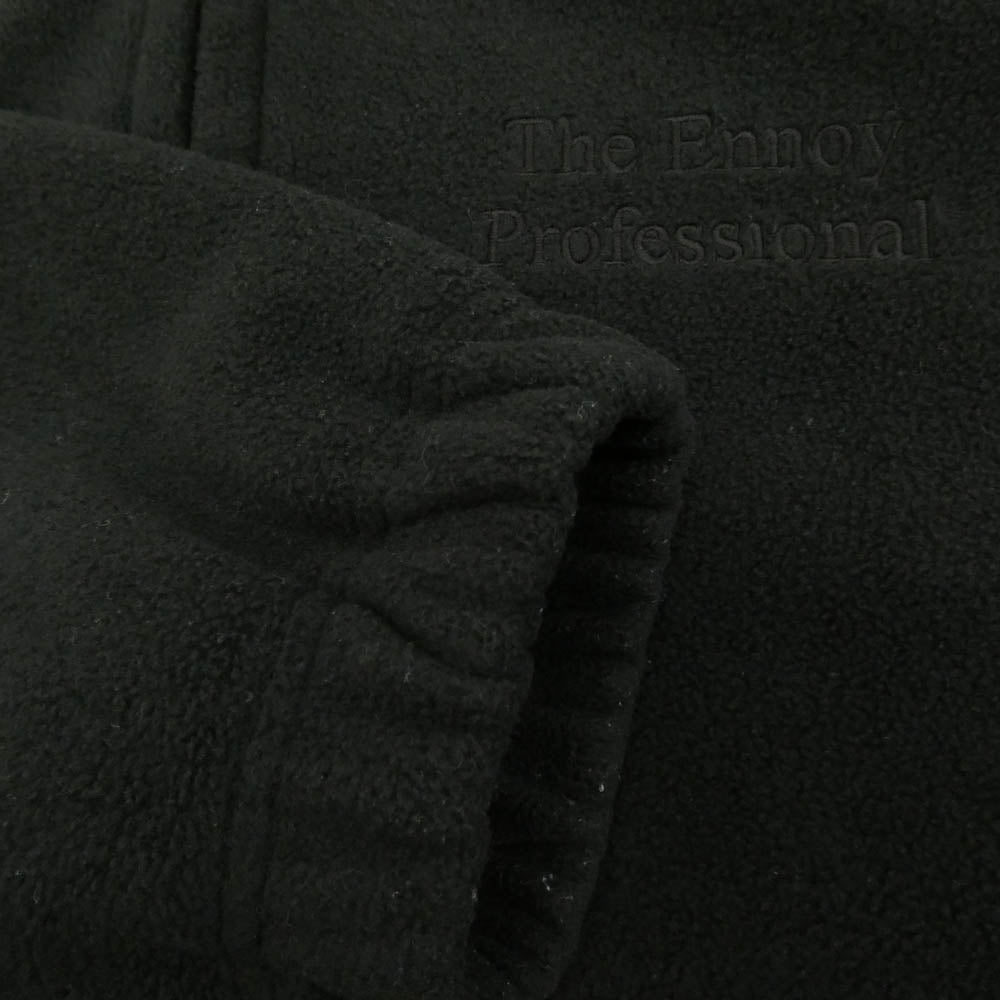 The Ennoy Professional ザ エンノイ プロフェッショナル 23AW AW23BRENJK01LP/AW23BRENPT01LP Polartec City Fleece Jacket City Fleece Pants ポーラテック シティ フリース セットアップ ジャケット パンツ ブラック系 L【中古】