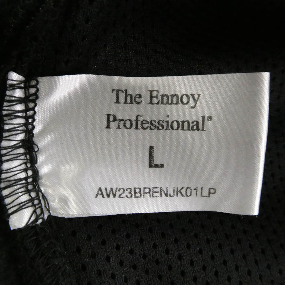The Ennoy Professional ザ エンノイ プロフェッショナル 23AW AW23BRENJK01LP/AW23BRENPT01LP Polartec City Fleece Jacket City Fleece Pants ポーラテック シティ フリース セットアップ ジャケット パンツ ブラック系 L【中古】
