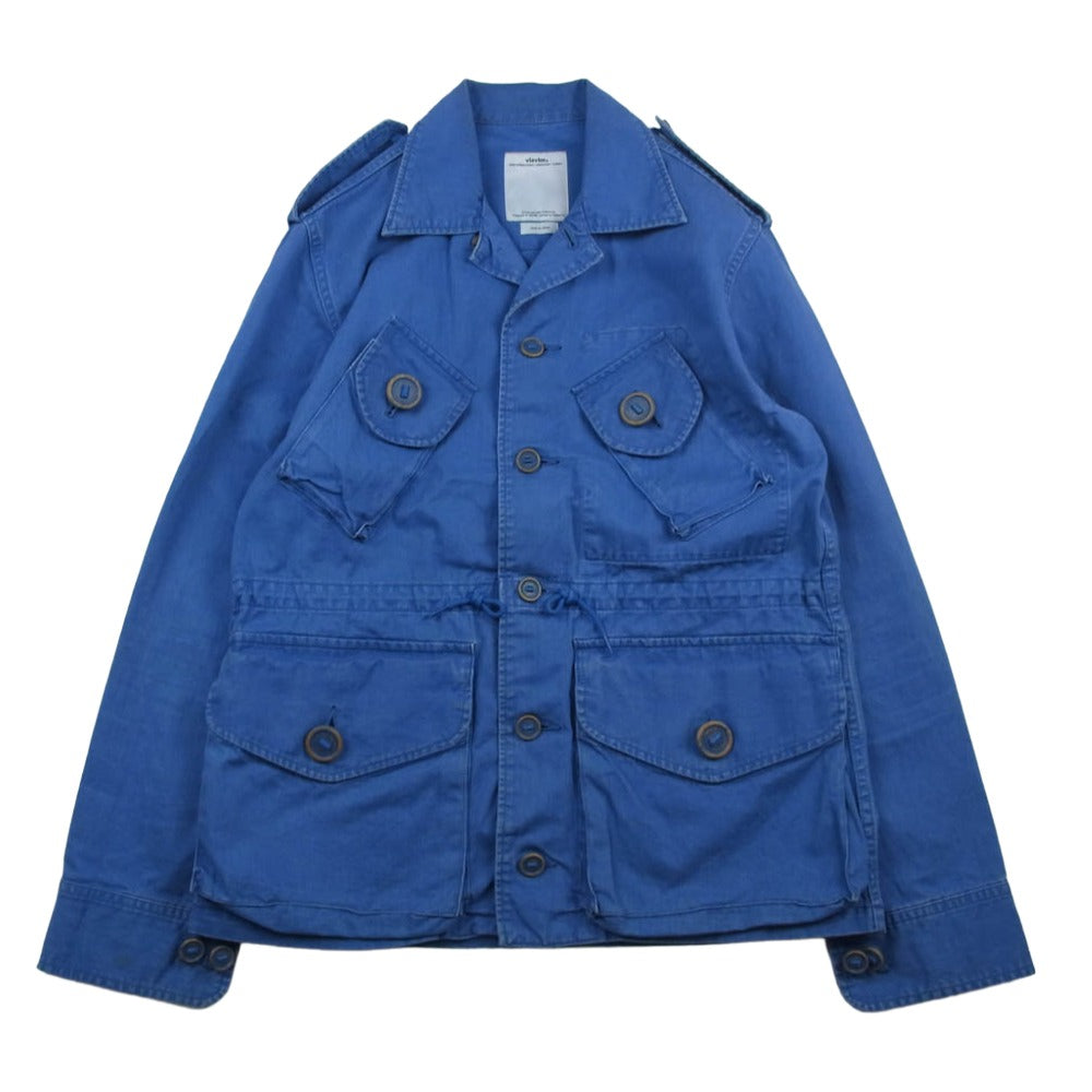 VISVIM ビズビム 14SS 0114105013035 Caf Combat Jacket コンバット ジャケット インディゴブルー系 2【中古】