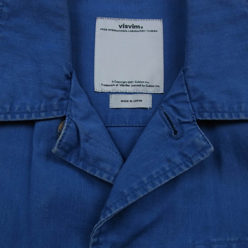 VISVIM ビズビム 14SS 0114105013035 Caf Combat Jacket コンバット ジャケット インディゴブルー系 2【中古】