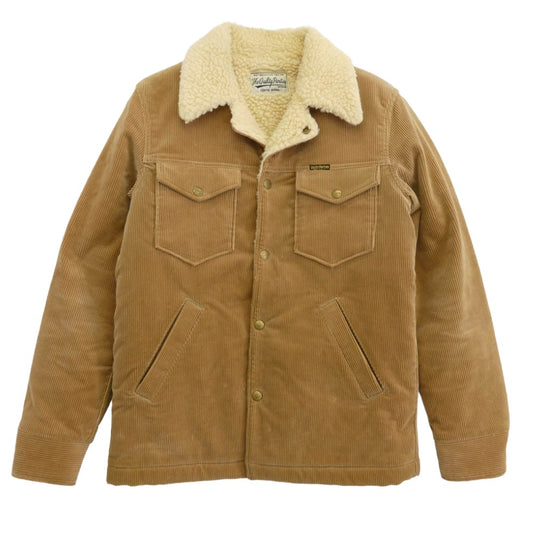 WACKO MARIA ワコマリア 15AW WMR-CDR-01 CORDUROY BOA RANCHER JACKET コーデュロイ ボア ランチ ジャケット ベージュ系 S【中古】