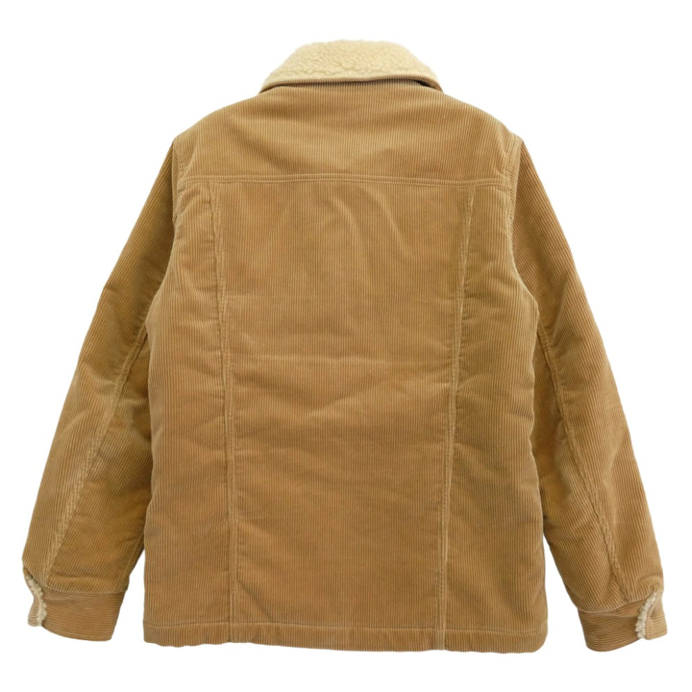 WACKO MARIA ワコマリア 15AW WMR-CDR-01 CORDUROY BOA RANCHER JACKET コーデュロイ ボア ランチ ジャケット ベージュ系 S【中古】