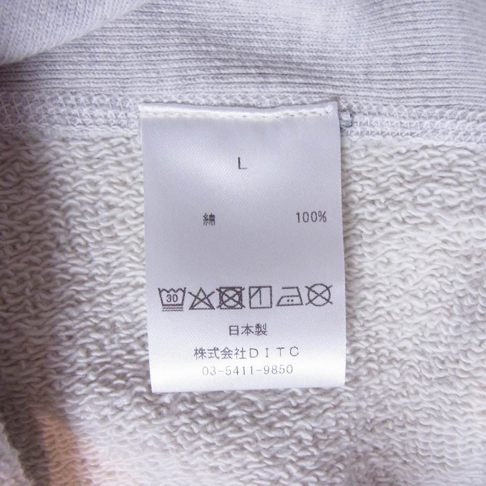 BOWWOW バウワウ 25AW BW252-SIS SCREAMIN INDIANS SWEATSHIRT AGED ヴィンテージ ユーズド ダメージ加工 スクリーミン インディアンズ スウェットシャツ エイジド グレー系 L【美品】【中古】